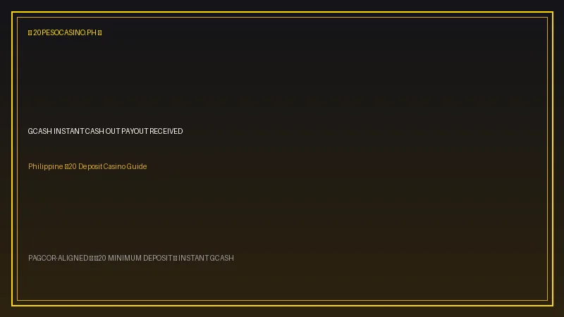 Gcash Withdrawal Guide - 20 Peso Casino Philippines